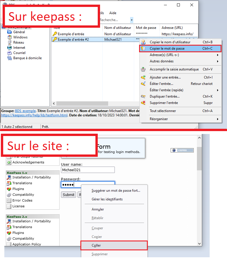 Keepass - Utiliser une entr e pour s identifier 08.png