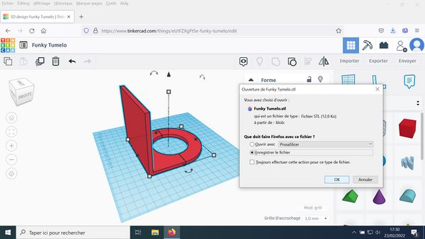 Impression 3D - Support pour recharger un smartphone Tinkercad 77.jpg