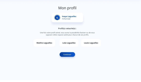 Animer un atelier de pr sentation Mon Espace Sant Cr er un compte sur Mon espace sant Mon espace sant activation enfants.png