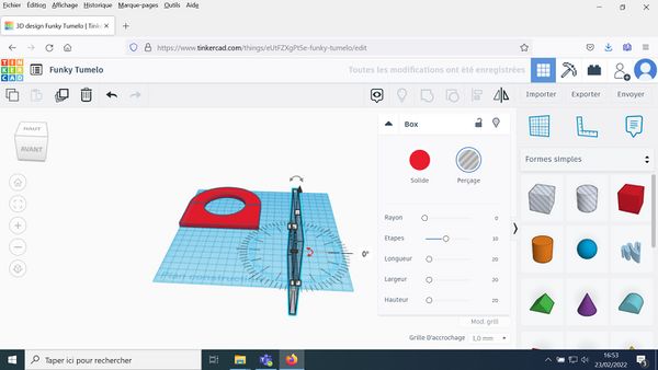 Impression 3D - Support pour recharger un smartphone Tinkercad 62.jpg