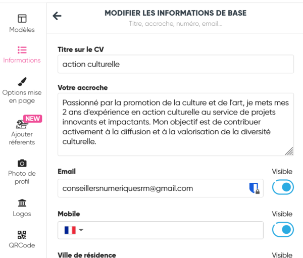 Cr er un CV avec CVdesignr infos de base.png