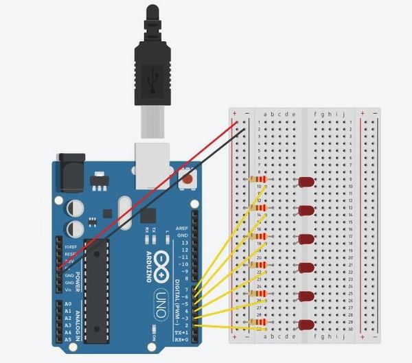 A la d couverte de l Arduino Relier les leds la masse.jpg