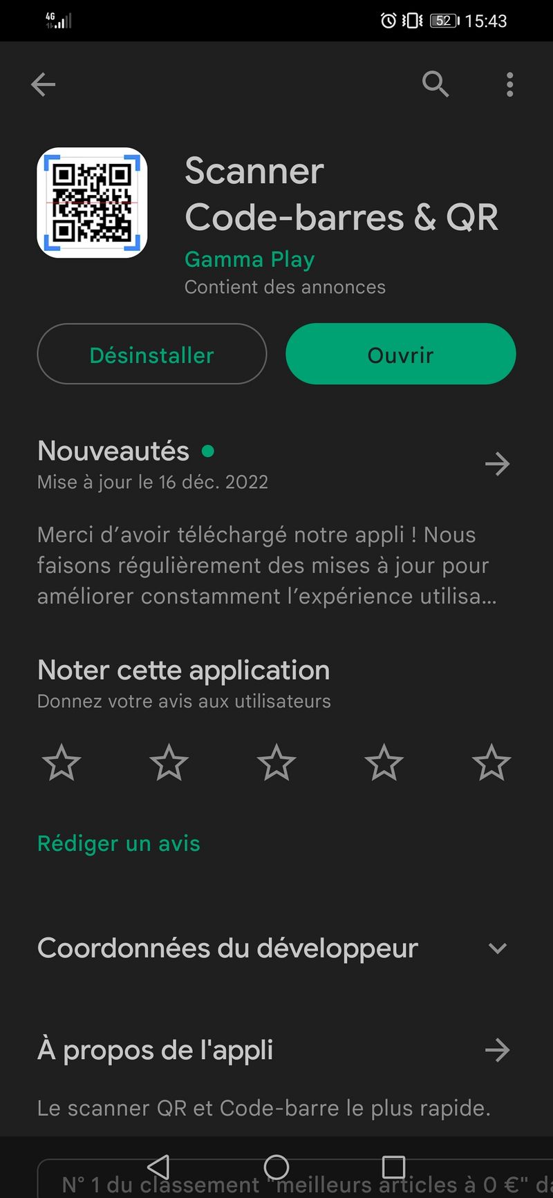 Comment lire un QR code avec son t l phone portable Screenshot 20230220 154314 com.android.vending.jpg